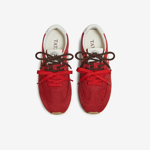 TATA/他她2026春厚底阿甘鞋女透气休闲运动鞋新款GXT02AM6