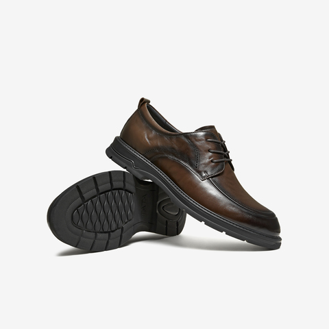 TATA/他她2026春商场同款纯色舒适百搭皮鞋男新款OFX01AM6