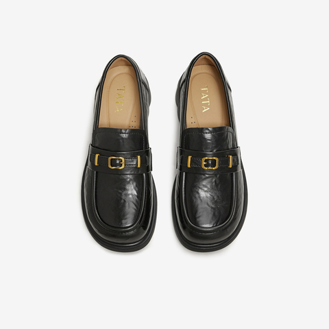 TATA/他她2026春商场同款时尚休闲百搭乐福鞋新款CLP02AA6