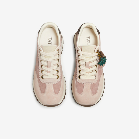 TATA/他她2026春厚底阿甘鞋女透气休闲运动鞋新款CJH02AM6