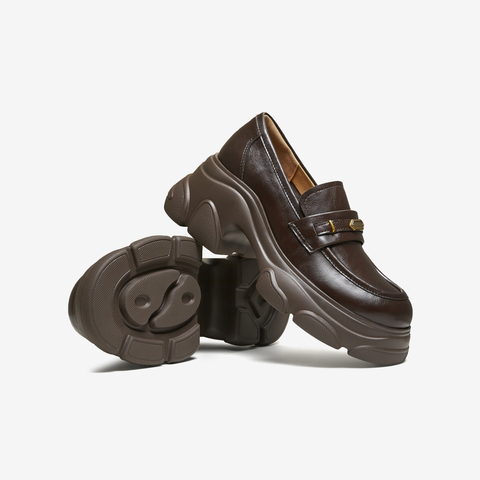 TATA/他她2026春商场同款时尚休闲百搭乐福鞋新款CEG14AA6