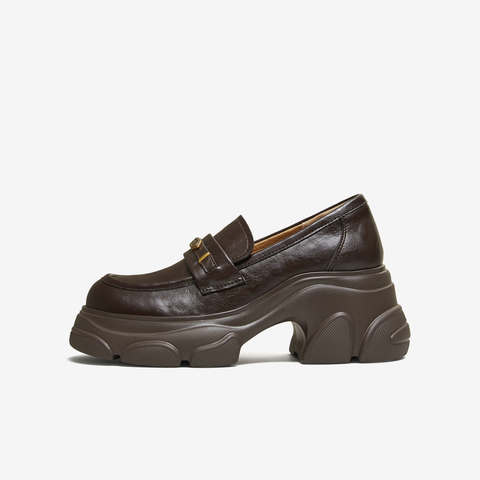 TATA/他她2026春商场同款时尚休闲百搭乐福鞋新款CEG14AA6