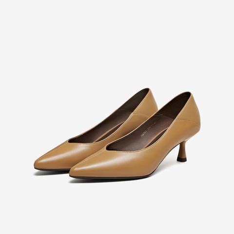 TATA/他她2026春商场同款时尚百搭简约女中高单鞋新款7QTA7AQ6