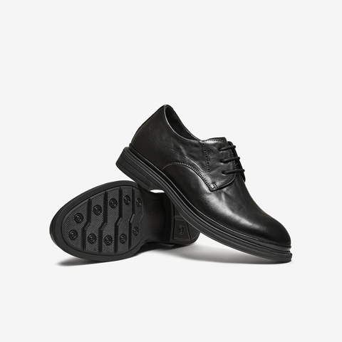 TATA/他她2026春商场同款纯色舒适百搭皮鞋男新款QHS01AM6