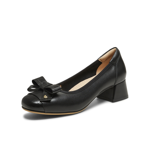 TATA/他她2026春商场同款时尚百搭简约女中高单鞋新款X8MA7AQ6