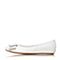 Teenmix/天美意春季白色专柜同款珠片布女鞋AM211AQ6