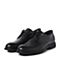 Teenmix/天美意夏专柜同款黑色牛皮商务风方跟德比鞋男单鞋2HV01BM8