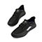 Teenmix/天美意秋专柜同款黑色厚底运动风平跟男休闲鞋2JB01CM8
