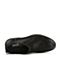 Teenmix/天美意冬商场同款黑色磨砂牛皮革/纺织品平跟男休闲靴BXF02DD8