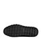 Teenmix/天美意冬商场同款黑色哑光牛皮革舒适平跟男休闲靴(绒里)2KH01DD8