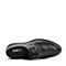 Teenmix/天美意冬商场同款黑色牛皮革英伦风方跟德比鞋男皮鞋2KV01DM8