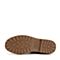 Teenmix/天美意冬商场同款黑绒里牛皮革方跟马丁靴女短靴AS521DD8