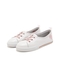 Teenmix/天美意春新款商场同款白色牛皮革女休闲鞋AT241AQ9