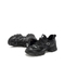 Teenmix/天美意春新款商场同款黑色纺织品/合成材料/牛皮革女旅游鞋AT511AM9
