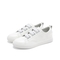 Teenmix/天美意春新款商场同款白色韩版学生牛皮革女休闲鞋AT571AM9