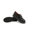 Teenmix/天美意春新款商场同款黑色英伦圆头牛皮革女皮鞋AT591AM9