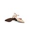 Teenmix/天美意春新款商场同款米色女编织尖头中跟凉鞋AT841AH9