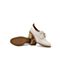 Teenmix/天美意春新款商场同款米色高跟粗跟优雅牛皮革女皮鞋6U224AM9