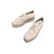 Teenmix/天美意春新款商场同款米白色布洛克松糕底牛皮革女皮鞋CFM24AM9