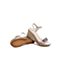 Teenmix/天美意夏新款白色女皮坡跟高跟凉鞋CC416BL9