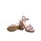 Teenmix/天美意夏新款商场同款粉色高跟女皮凉鞋6YB26BL9