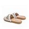 Teenmix/天美意夏新款商场同款白色平底女凉拖鞋AS831BT9
