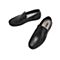Teenmix/天美意夏新款商场同款黑色一脚蹬皮鞋男休闲鞋CDE03BM9