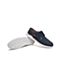 Teenmix/天美意夏新款商场同款深蓝色软面皮鞋男休闲鞋CFX01BM9