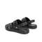 Teenmix/天美意夏新款商场同款黑色打蜡皮沙滩鞋舒适男凉鞋C2R03BL9