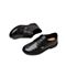 Teenmix/天美意秋新款商场同款黑色简约气质系带女休闲鞋CCJ27CM9