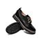 Teenmix/天美意秋新款商场同款黑色系带牛皮革女皮单鞋CLY20CM9