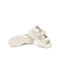 Teenmix/天美意夏新款商场同款米白色厚底魔术贴女皮凉鞋AU431BL9