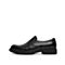 Teenmix/天美意秋新款商场同款黑色商务套脚有型气质牛皮男休闲鞋2OX02CM9