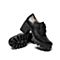 Teenmix/天美意秋新款商场同款黑色绑带布洛克女皮鞋6E829CM9