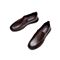 Teenmix/天美意秋新款商场同款棕色牛皮革一脚蹬男休闲乐福皮鞋BSV11CM9