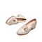 Teenmix/天美意秋新款商场同款米白色浅口粗跟皮带扣女皮单鞋AU781CQ9