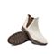 Teenmix/天美意冬新款米色切尔西短靴女牛皮革方跟皮靴CBE51DD9