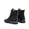 Teenmix/天美意冬新款商场同款黑色牛皮革短靴女布洛克系带皮靴CBQ63DD9