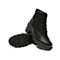 Teenmix/天美意冬新款商场同款黑色/毛里时尚英伦马丁短靴女粗高跟皮靴CFE43DD9