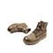 Teenmix/天美意冬新款商场同款棕色帅气工装绑带猪皮男短筒马丁靴2QS01DD9