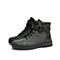 Teenmix/天美意冬新款商场同款绿色舒适休闲平跟系带工装靴女短靴COC40DD9