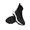 Teenmix/天美意冬新款商场同款黑色钻饰厚底袜靴女休闲短靴AV341DD9