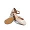 Teenmix/天美意2020夏商场同款方头纯色一字扣带女皮凉鞋CAD41BK0