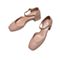 Teenmix/天美意夏商场同款方头纯色一字扣带女皮凉鞋CAD41BK0
