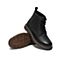 Teenmix/天美意2020春商场同款欧美潮酷马丁靴哑光牛皮革男皮靴短靴CSM02AD0