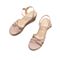 Teenmix/天美意2020夏新款商场同款交叉鞋面设计闪钻坡跟女凉鞋CT702BL0