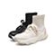 Teenmix/天美意2020冬新款商场同款运动风系带飞织老爹女袜靴CX441DD0