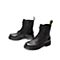 Teenmix/天美意2020冬新款商场同款时尚活力马丁靴潮流单绒女皮靴CR163DZ0