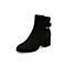 Teenmix/天美意2020冬新款商场同款粗跟气质裸靴时尚女短靴AY331DD0