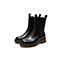 Teenmix/天美意冬商场同款潮酷烟筒靴舒适切尔西女靴CZK61DZ0